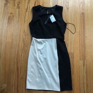 Black & white dress with zipper